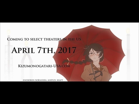 Kizumonogatari Part 3: Reiketsu trailer preview